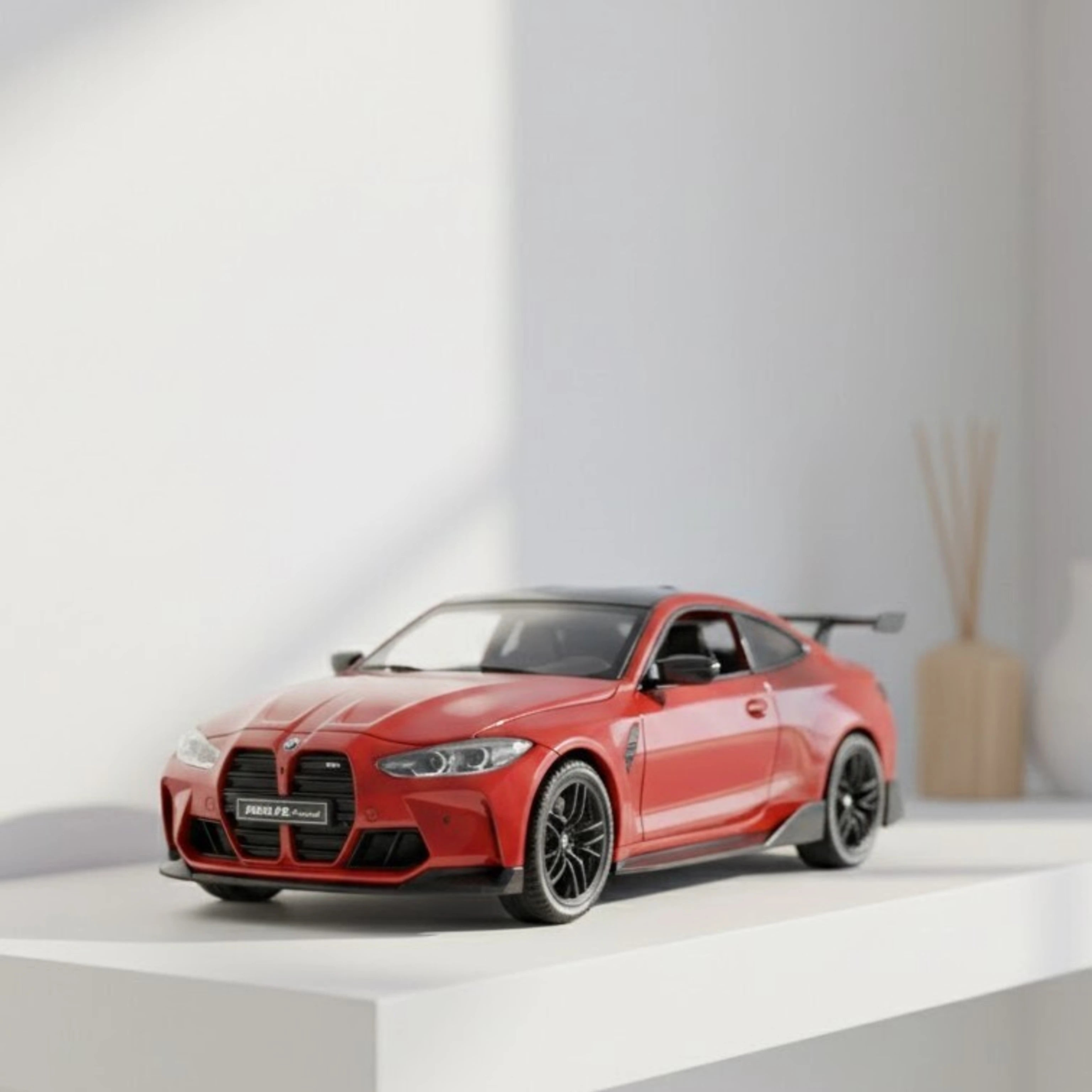 BMW M4 Coupe 1:32 Scale Diecast Alloy Model Car | Pull Back | Openable Doors, Hood & Trunk
