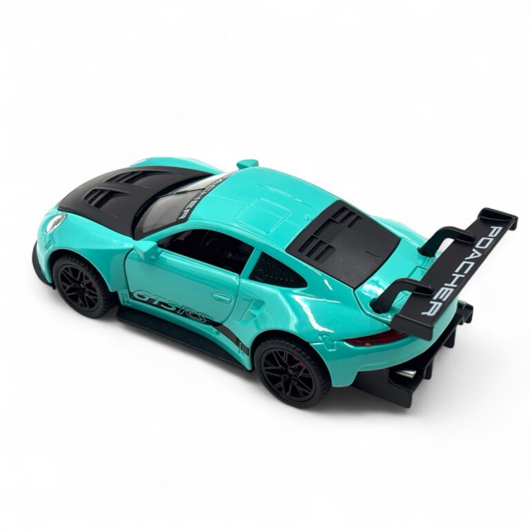 Premium Porsche 911 GT3 Diecast Model Car – 1:32 Scale Metal Toy Car with Pullback Action