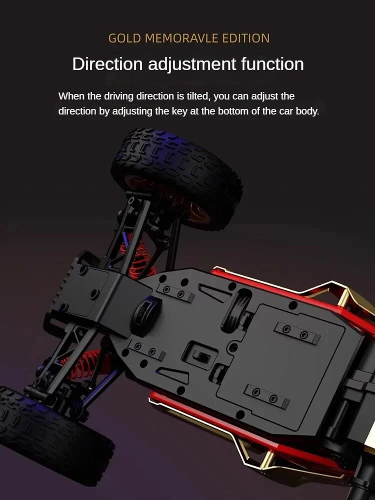 Sulong Fast Dragon 1:14 Gold Commemorative Edition High Speed Alloy Diecast RC Car – Metal Remote Control Racing Buggy