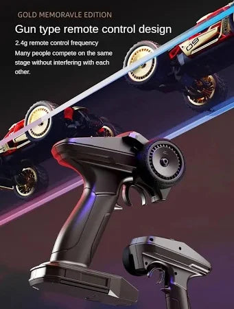 Sulong Fast Dragon 1:14 Gold Commemorative Edition High Speed Alloy Diecast RC Car – Metal Remote Control Racing Buggy